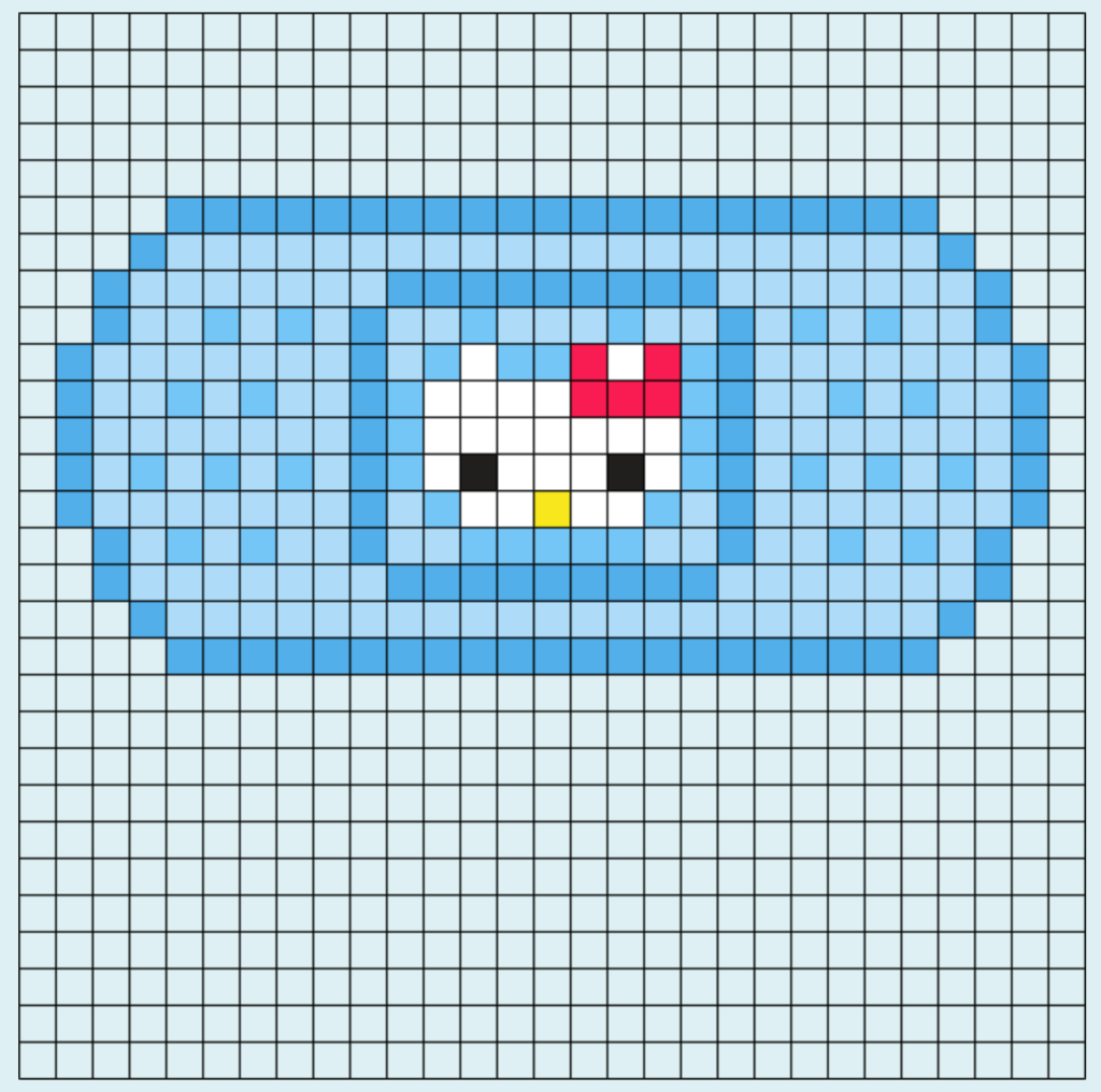 How to Make a Perler  Rave Hackers In Blank Perler Bead Template
