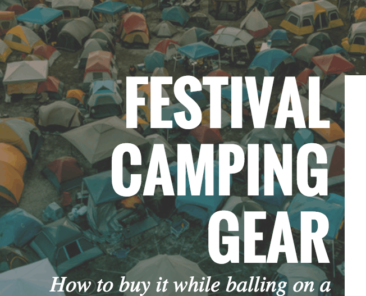 festival camping gear