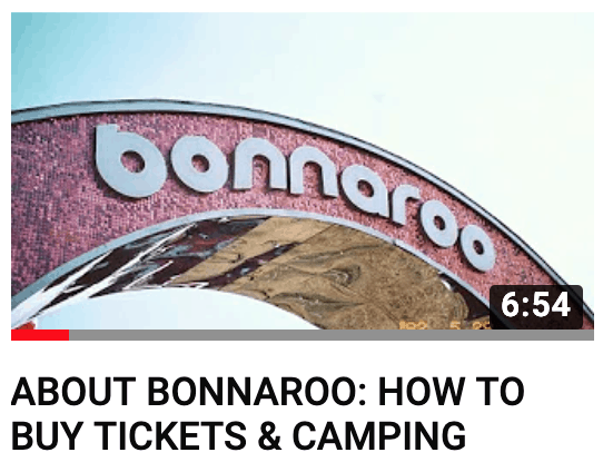 About Bonnaroo: How to Buy Tickets & Camping