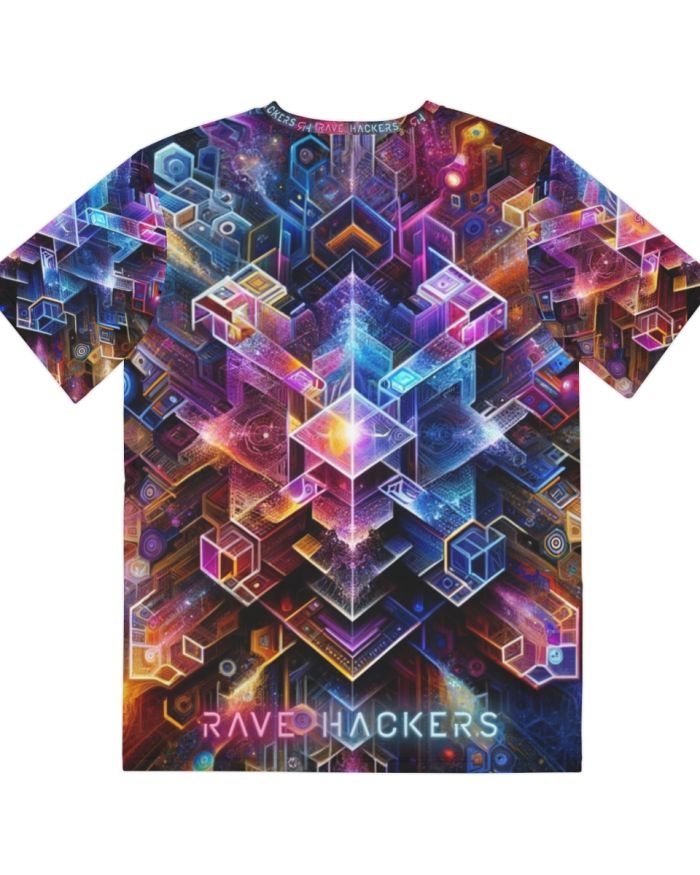 Quantum Beat AI-Infused Rave T-Shirt (AOP)